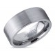 Luxury Brushed Tungsten Ring For Men Promise or Wedding Band